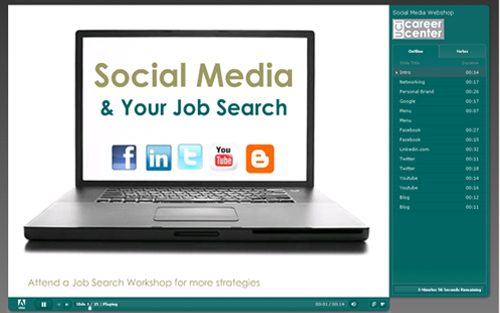 social media job search